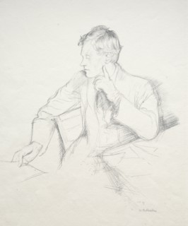 Charles Hazelwood Shannon, 1897. William Rothenstein (British, 1872-1945). Lithograph