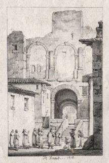 Procession at Arles, 1918. Horace Vernet (French, 1789-1863). Lithograph