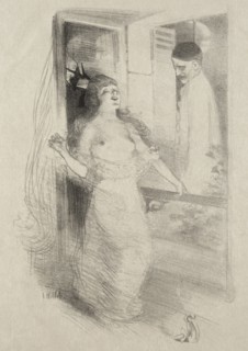 Pierrot. Adolphe Léon Willett (French, 1857-1926). Lithograph