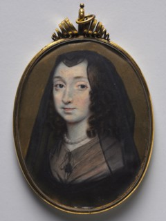 Portrait of Elizabeth Morrison, Lady Capell of Hadham, c. 1650. Richard Gibson (British, c.