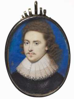 Portrait of a Man, c. 1625. John Hoskins (British, c. 1590-1665). Watercolor on vellum with gold