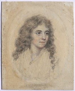 Portrait of Anna Maria Woolf, née Smart, c. 1785. John I Smart (British, 1741-1811). Graphite and