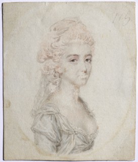 Portrait of a Woman, c. 1776. John I Smart (British, 1741-1811). Graphite and wash on laid paper;