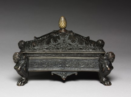 Writing Casket, c. 1525. Workshop of Severo da Ravenna (Italian, c.1496-c.1543). Bronze; overall: