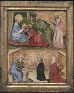 The Adoration of the Magi, c. 1424. Austria, Salzburg, 15th century. Tempera and gold on wood