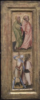 St. Peter and St. Paul; St. George and St. James the Greater, c. 1424. Austria, Salzburg, 15th