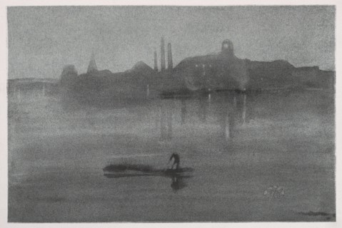 Nocturne, 1878. James McNeill Whistler (American, 1834-1903). Lithograph on chine collé; sheet: 17