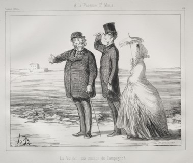 Published in le Boulevard (11 May 1862): At Varenne, Saint-Maur: Behold!  My House in the Country,