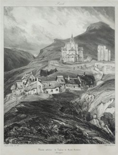 Voyages pittoresques et romantiques dans l'ancienne France, Auvergne:  Abside de l'église de Saint