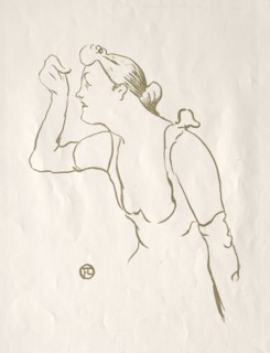 Paula Brébion, 1893. Henri de Toulouse-Lautrec (French, 1864-1901). Lithograph
