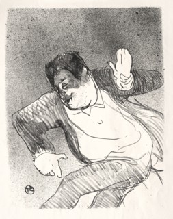 Caudieux, 1893. Henri de Toulouse-Lautrec (French, 1864-1901). Lithograph