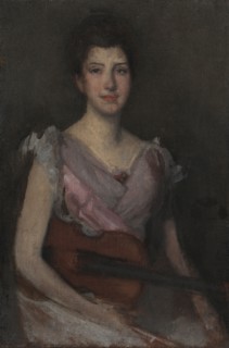 The Violin Player, c. 1894. James McNeill Whistler (American, 1834-1903). Oil on canvas; unframed: