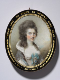 Portrait of Lady Grace Anna Newenham, 1784. Horace Hone (British, 1756-1825). Watercolor on ivory;