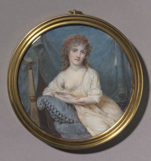 Portrait of a Woman Reclining on a Sofa, c. 1804. Jean-Antoine Laurent (French, 1763-1832).
