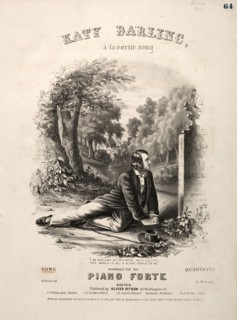 Katy Darling - Sheet Music Cover. Winslow Homer (American, 1836-1910). Lithograph