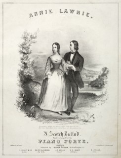 Annie Laurie - Sheet Music Cover. Winslow Homer (American, 1836-1910). Lithograph