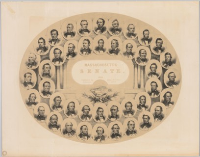 Massachusetts Senate, 1856. Winslow Homer (American, 1836-1910). Lithograph