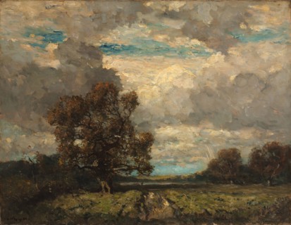 The Lone Sentinel, 1895. Henry Ward Ranger (American, 1858-1916). Oil on canvas; unframed: 71.5 x