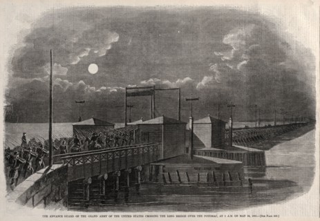 The Advance Guard of the Grand Army of the United States Crossing the Long Bridge over the Potomac,