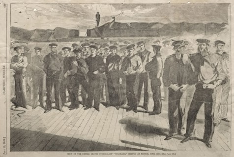 Crew of the United States Steam-Sloop "Colorado,"  Shipped at Boston, June 1861, 1861. Winslow