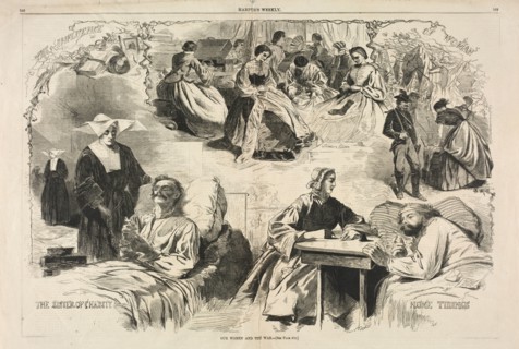 Our Women and the War, 1862. Winslow Homer (American, 1836-1910). Wood engraving