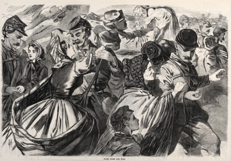 Home from the War, 1863. Winslow Homer (American, 1836-1910). Wood engraving