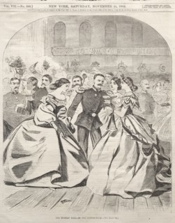 The Russian Ball - In the Supper Room, 1863. Winslow Homer (American, 1836-1910). Wood engraving