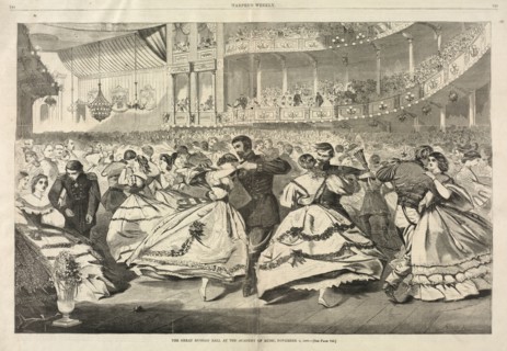 The Great Russian Ball at the Academy of Music, November 5, 1863, 1863. Winslow Homer (American,