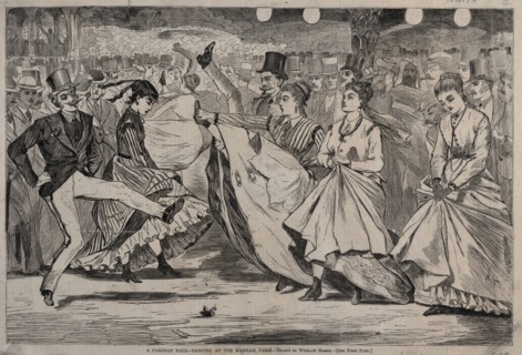 A Parisian Ball - Dancing at the Mabille, Paris, 1867. Winslow Homer (American, 1836-1910). Wood