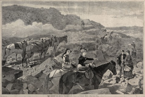 The Summit of Mount Washington, 1869. Winslow Homer (American, 1836-1910). Wood engraving