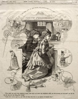 Tenth Commandment, 1870. Winslow Homer (American, 1836-1910). Wood engraving