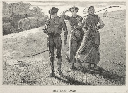 The Last Load, 1869. Winslow Homer (American, 1836-1910). Wood engraving