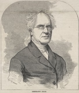 Rembrandt Peale, 1857. Winslow Homer (American, 1836-1910). Wood engraving