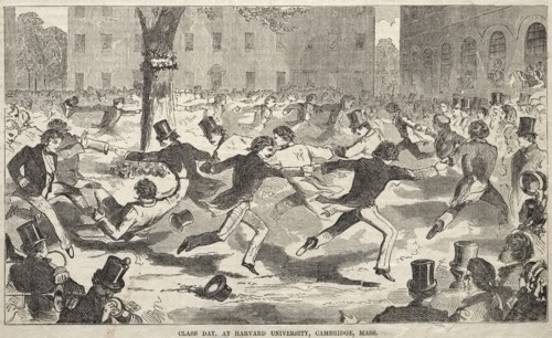 Class Day, at Harvard University, Cambridge, Massachusetts, 1858. Winslow Homer (American,