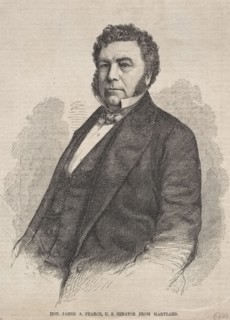 Hon. James A. Pearce, U. S. Senator from Maryland, 1859. Winslow Homer (American, 1836-1910). Wood