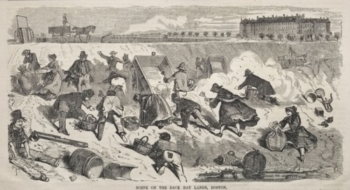 Scene on the Back Bay Lands, Boston, 1859. Winslow Homer (American, 1836-1910). Wood engraving