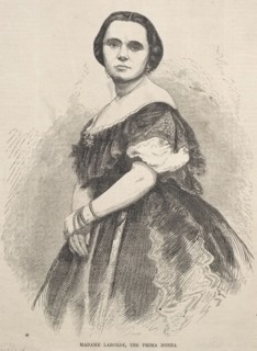 Madame Laborde, the Prima Donna, 1859. Winslow Homer (American, 1836-1910). Wood engraving