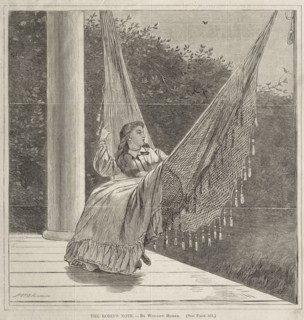The Robin's Note, 1870. Winslow Homer (American, 1836-1910). Wood engraving