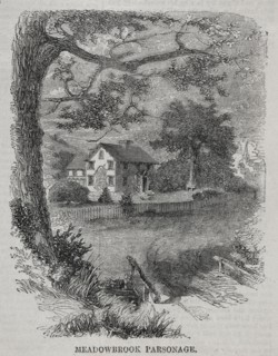 Meadowbrook Parsonage, 1860. Winslow Homer (American, 1836-1910). Wood engraving