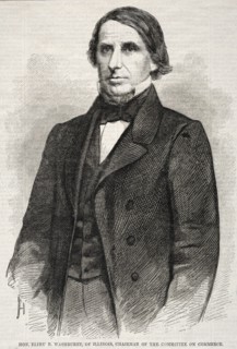 Hon. Elihu B. Washburne, of Illinois, Chairman of the Committee on Commerce, 1860. Winslow Homer
