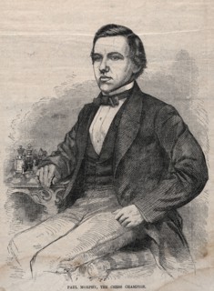 Paul Morphy, The Chess Champion, 1859. Winslow Homer (American, 1836-1910). Wood engraving