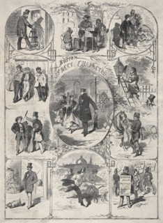 Boston Street Characters, 1859. Winslow Homer (American, 1836-1910). Wood engraving