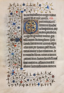 Book of Hours (Use of Paris): Decorated Initial, c. 1420. Follower of Boucicaut Master (French,