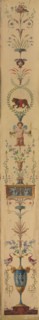 Decorative Panel, 1790s. Pierre Rousseau (French, 1751-1829). Oil on canvas; unframed: 264 x 33.7 x