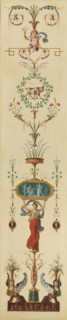 Decorative Panel, 1790s. Pierre Rousseau (French, 1751-1829). Oil on canvas; unframed: 264 x 55 x 3