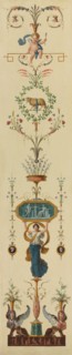Decorative Panel, 1790s. Pierre Rousseau (French, 1751-1829). Oil on canvas; unframed: 264 x 50 x 3