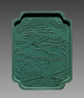Ink Cake, 1736-95. China, Qing Dynasty (1644-1911), Qianlong reign (1736-95). Ink cake; overall: 6