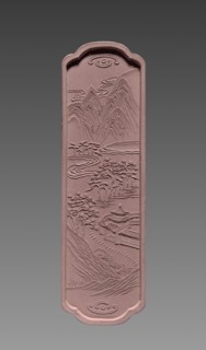 Ink Cake, 1736-95. China, Qing Dynasty (1644-1911), Qianlong reign (1736-95). Ink cake; overall: 10