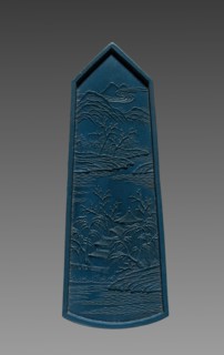 Ink Cake, 1736-95. China, Qing Dynasty (1644-1911), Qianlong reign (1736-95). Ink cake; overall: 10