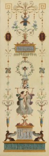 Decorative Panels, Double-leaf Doors, Overdoor Paintings, 1790s. Pierre Rousseau (French,